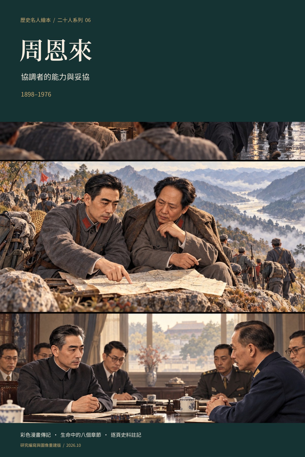 《周恩來:協調者的能力與妥協》完整封面