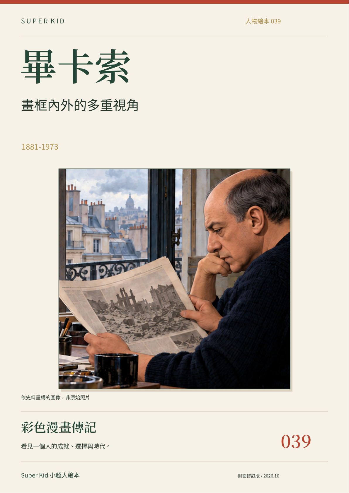 《畢卡索:畫框內外的多重視角》完整封面