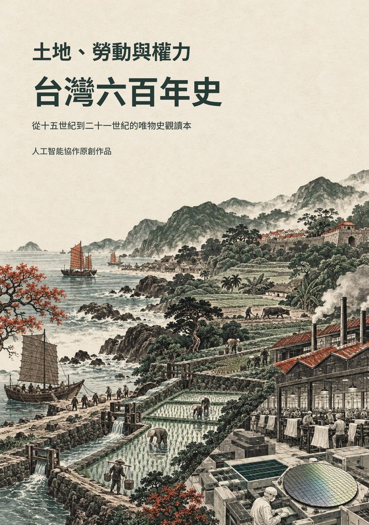 《土地、勞動與權力:台灣六百年史》完整封面